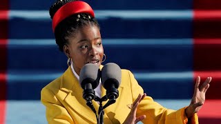 Poet Amanda Gorman steals spotlight at Inauguration with emotional poem  USA TODAY [upl. by Bennet]