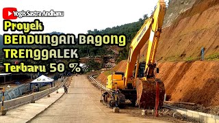 BENDUNGAN BAGONG TRENGGALEK info terbaru suasana proyek di bulan Januari 2024 [upl. by Tiena]