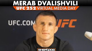 Merab Dvalishvili  UFC 252 Virtual Media interview [upl. by Iolenta827]