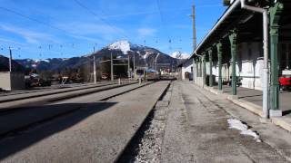 Mariazellerbahn quotHimmelstreppequot arriving at Mariazell [upl. by Sihtnyc]