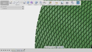 Creating a knurl surface  knurling  fusion 360 tutorial [upl. by Obidiah]