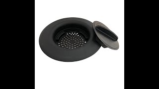 Flex Strainer kitchen sink strainer and drain plug installation video [upl. by Naillij]