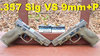 357 Sig VS 9mmP  Corbon Classic JHP Ammunition  Ballistic Gel Test [upl. by Ax282]