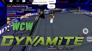 WCW DYNAMITEROLLINS VS REIGNS [upl. by Delora]