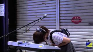 20110807宮崎奈穂子さん路上ライブ＠仙台 [upl. by Galliett]