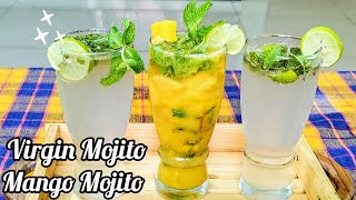 Virgin Mojito Recipe  Mango Mojito Recipe  Virgin Mojito Recipe with soda or sprite [upl. by Sandor]