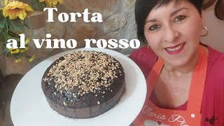 Torta al VINO rosso facile e BUONISSIMA [upl. by Teresina]