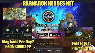 Ragnarok 20 Heroes NFT  Magkano per day  New Play to earn  Tagalog [upl. by Nomed]