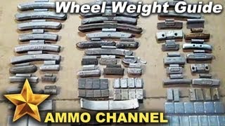 Different types of wheel weights  lead bullet casting [upl. by Aldora]