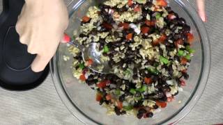 Black Bean and Rice Salad [upl. by Dupin]