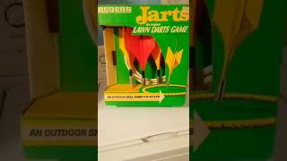 Vintage Jarts The Lawn Darts Game by Regent an Outdoor Skill Game For Adults Price Tag 499 [upl. by Brandyn]