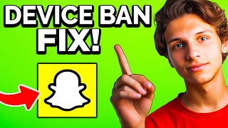 How to Fix Snapchat Device Ban 2024 iPhoneAndroid [upl. by Ecienal970]