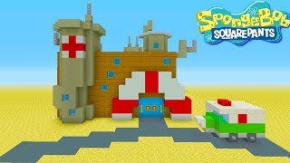 Minecraft Tutorial How To Make The Hospital from Spongebob quotSpongebob Squarepantsquot [upl. by Halpern210]