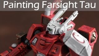 How to paint Farsight Enclaves Tau  Painting Tutorial [upl. by Joh]