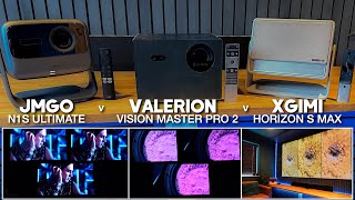 Which 4K Projector is Best Valerion VisionMaster Pro 2 or XGIMI Horizon S Max or JMGO N1S Ultra [upl. by Ennyleuqcaj]