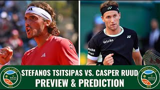 Stefanos Tsitsipas vs Casper Ruud  Monte Carlo Masters Final [upl. by Ygiaf]