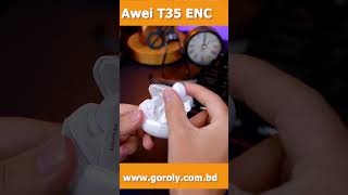 Awei T35 TWS Gaming Earphone with Charging Case [upl. by Anuahsat]