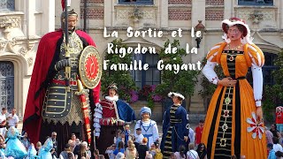 La Sortie et le Rigodon de la Famille Gayant  Fêtes de Gayant 2023 Douai [upl. by Nospmoht337]