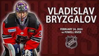 Vladislav Bryzgalov vs Powell River  Feb 24 2024 [upl. by Robins807]