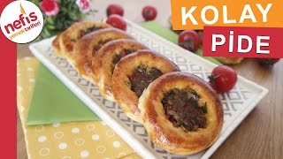 Kolay Pide Tarifi  Evde Pratik Pide Nasıl Yapılır  Nefis Yemek Tarifleri [upl. by Eelana]