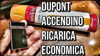 GAS ECONOMICO ACCENDINO DUPONT  Usiamo Adattatore x Risparmiare [upl. by Penhall]