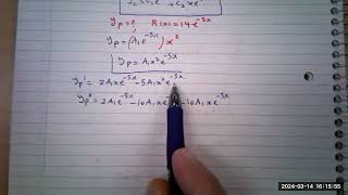 Differential Equations A Practice Test on Second order differential equations [upl. by Torras968]