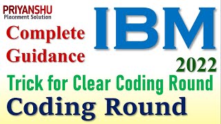 IBM Coding Tips and Trick to Clear Coding Round  IBM Coding Questions  IBM Coding Test 2022 [upl. by Eleanora]