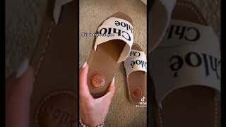 Comparing real and fake Chloé sandals [upl. by Devy181]