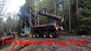 Come Drive With Me  1974 Kenworth Logging Truck [upl. by Geddes]