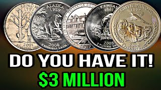 Top 5 Most Valuable US State Quarter  High Grade Examples Sell For Big Money [upl. by Aizahs]