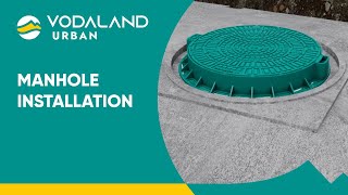 Vodaland  Manhole installation [upl. by Kerri]