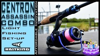 KastKing Centron Spinning Reel and Assassin Fishing Rod Combo  Perfect Gift Idea [upl. by Triplett506]