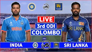 India vs Sri Lanka 3rd ODI Live  IND vs SL 3rd ODI Live Scores amp Commentary [upl. by Ursel]