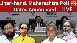 Election Commission LIVE Announcement of Maharashtra and Jharkhand Election Schedule [upl. by Kos486]