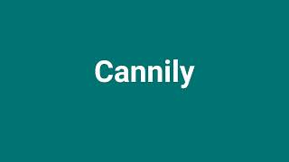 Cannily Meaning and Pronunciation [upl. by Madonna853]