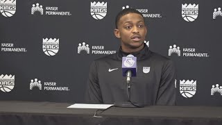 DeAaron Fox Sacramento Kings vs Hawks  Post Game Interview 111824 [upl. by Judson718]