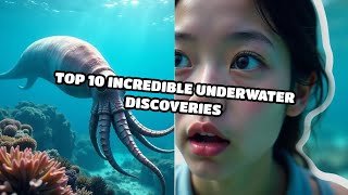 Top 10 Incredible Underwater Discoveries [upl. by Yelhs]