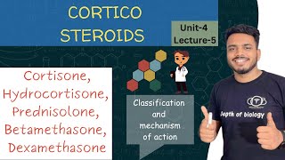 Corticosteroids  Cortisone  Hydrocortisone  Prednisolone  Betamethasone  Dexamethasone [upl. by Ambrosius]