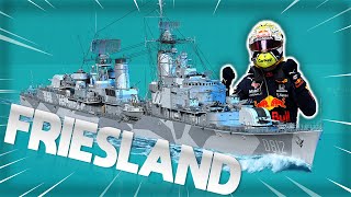 FRIESLAND is a menace to society in World Of Warships Legends [upl. by Shawnee]