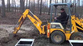 Jcb 208s backhoe 1cx skid steer backhoe mini master [upl. by Peder]