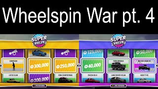 Forza Horizon 5  Super Wheelspin War pt 4 ft BlitzBenwa [upl. by Limann145]