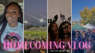 College Diary 001  Homecoming Football Game Tailgate GRWM  More [upl. by Ammadas]