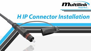 H IP Field Installable Connector Installation 2020 [upl. by Nnaitsirk]