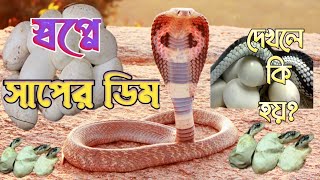 স্বপ্নে সাপের ডিম দেখলে কি হয়  sopne separ dim dekhle ki hoy  স্বপ্নে সাপ দেখলে কি হয় [upl. by Ylrac]