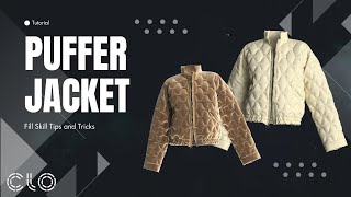 Mastering Fill Techniques for Puffer Jackets in CLO 3D Tips amp Tricks for Realistic Designs [upl. by Steffin]