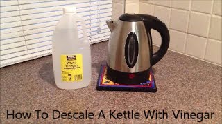 How To Descale A Kettle With Vinegar [upl. by Bogosian]