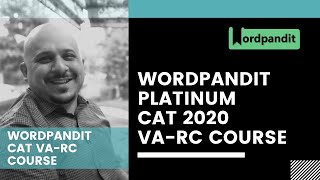 Wordpandit Platinum CAT 2020 VARC Course [upl. by Htebesile]