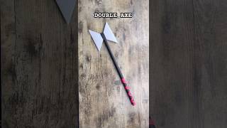 DOUBLE AXE ORIGAMI TUTORIAL WEAPON CRAFT STEP BY STEP  HOW TO FOLD PAPER AXE ORIGAMI WORLD TUTORIAL [upl. by Iago]