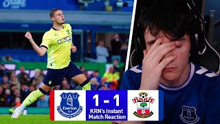 EVERTON 11 SOUTHAMPTON  INSTANT MATCH REACTION [upl. by Nosned]