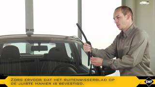 SWF  vervang uw conventionele wisserbladen door flatblades [upl. by Nhguaved]